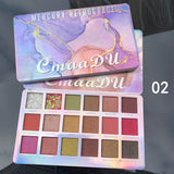 CmaaDu 18 Colors Eyeshadow Palette Matte and Metallic Glitter Eyeshadow Palette - V.I.P Digital Presence