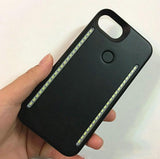 Light Up Duo Case for iPhone X SE 6 7 8 Plus Selfie Luminous Cover with Retail Package - V.I.P Digital Presence