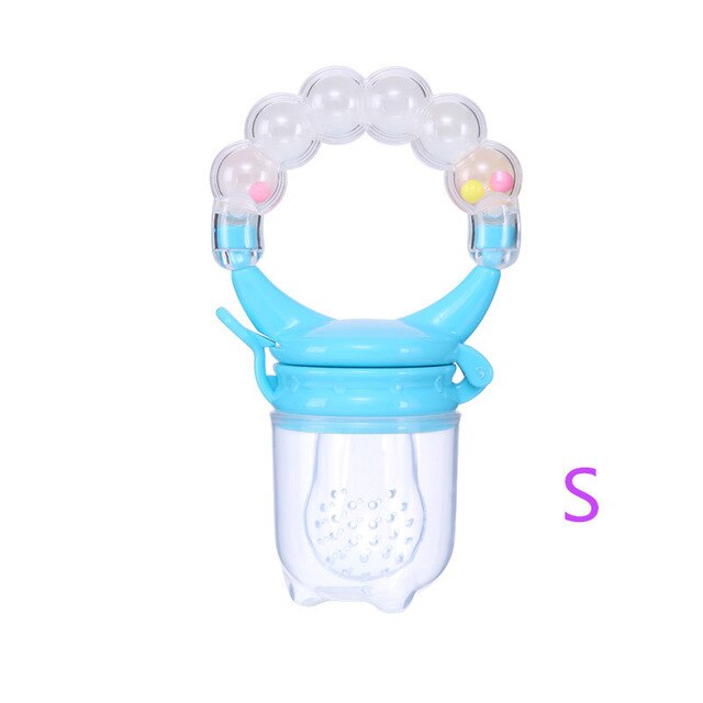 Hot Sale 1 Pcs Food Baby Pacifiers Nipple Pacifiers for Baby Fruit Feeder Nipples Feeding Safe Pacifier Hand Bell Toy - V.I.P Digital Presence