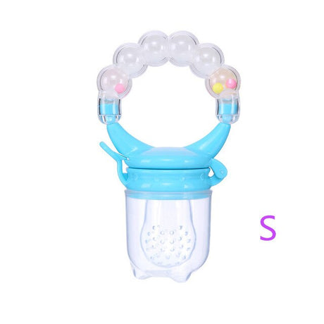Hot Sale 1 Pcs Food Baby Pacifiers Nipple Pacifiers for Baby Fruit Feeder Nipples Feeding Safe Pacifier Hand Bell Toy - V.I.P Digital Presence