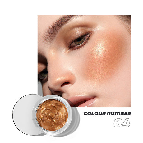 Pudaier 10-color liquid blush eyeshadow brightens lips and cheeks to contour naturally with fine glitter highlights - V.I.P Digital Presence