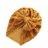 Baby Cow Louver Bow Head Cap Baby High Elastic Brimless Indian Tire Hat - V.I.P Digital Presence