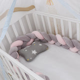 100cmBaby Bumper Bed Braid Knot Pillow Cushion Bumper for Infant Kids Crib Protector Cot Bumper Room Decor Anti-collision Bumper - V.I.P Digital Presence