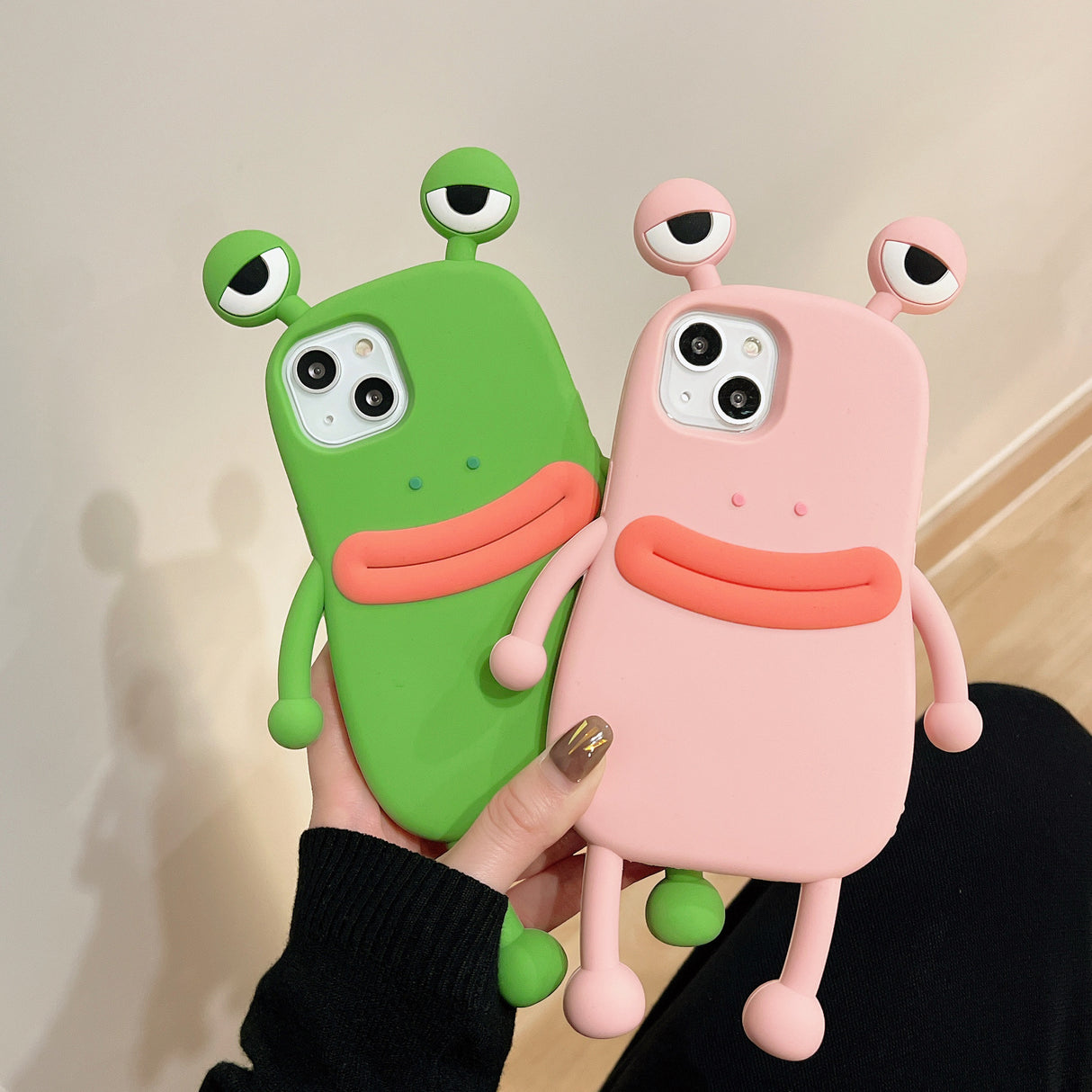 Funny Silicone 3D Frog Phone Case For IPhone 14 13 11 12 Pro Max XS XR X 7 8 Plus SE Cartoon Cute Shockproof Bumper Cover - V.I.P Digital Presence