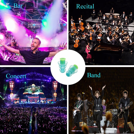 1 Pair Ear Plugs for Sleeping Silicone Noise Reduction Earplug Motorcycles Concerts DJ Reusable Music Filter Anti Noise Ear Plug - V.I.P Digital Presence