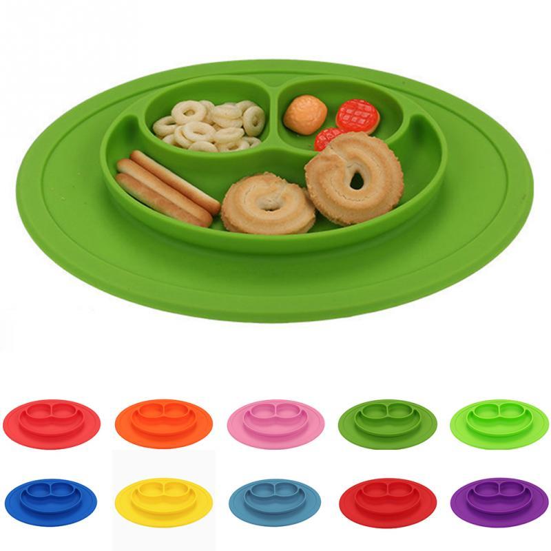 Infants Ellipse Silicone Feeding Food Plate - V.I.P Digital Presence
