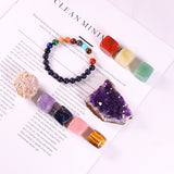 Natural crystal quartz Seven Chakra Healing gemstone crystal original stone mineral specimen box Collection - V.I.P Digital Presence