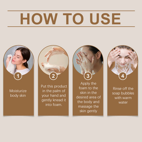 Coffee Cleansing Soap, Coffee Essence Gently Cleans, Nourishes, Moisturizes And Brightens The Skin - V.I.P Digital Presence