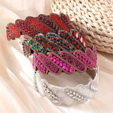 Gorgeous Mizhu Water Diamond Baroque Retro Wide Edge Hair Accessories - V.I.P Digital Presence