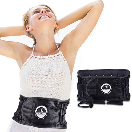 HailiCare Inflatable Traction Belt Lumbar Hot Moxibustion Massage Lumbar Disc Magnetic Therapy Belt - V.I.P Digital Presence