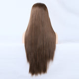 Wig Ladies Wig Front Lace Large Lace Ladies Chemical Fiber Wig Headgear Lace wigs Long Straight Hair - V.I.P Digital Presence