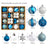 Christmas decoration 6cm electroplated ball plastic ball special-shaped painted Christmas ball gift Christmas tree pendant - V.I.P Digital Presence