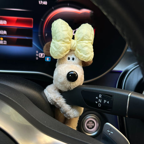 Car small ornaments cute head dog plush doll sentimental car interior decoration supplies - V.I.P Digital Presence