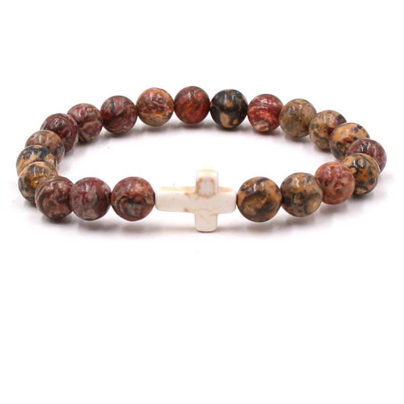 Fashion bead jewelry cross bracelet - V.I.P Digital Presence