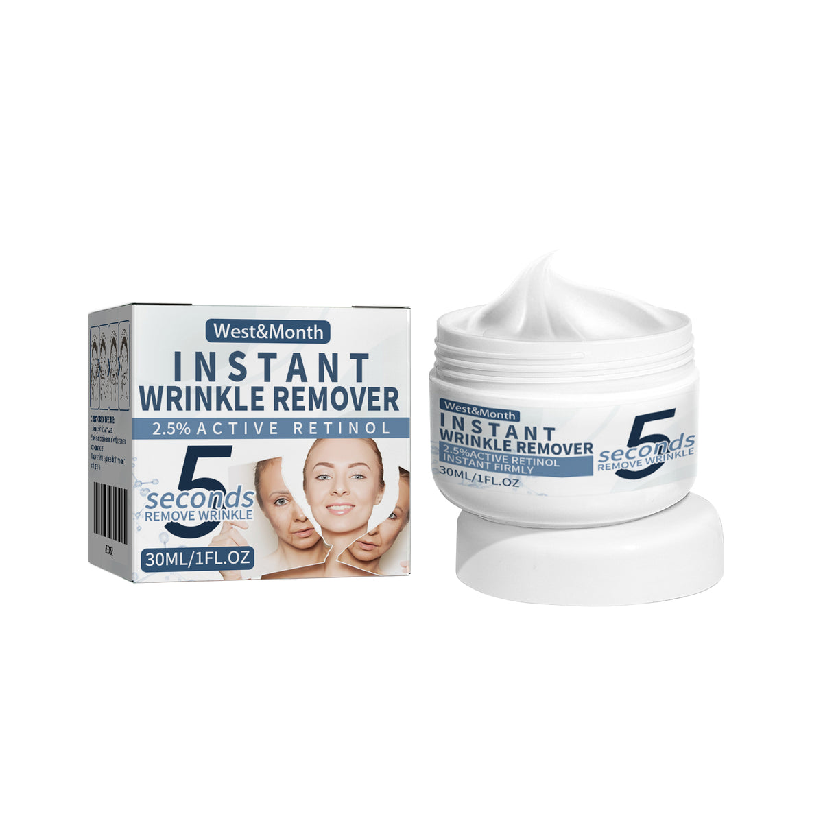 5 Seconds Retinol Cream To Reduce Fine Lines Under Eyes Hydrating Moisturizing Cream To Soften Skin - V.I.P Digital Presence