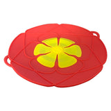 Silicone spill proof lid for household kitchens dust-proof splash proof boiling proof silicone lid flower shaped spill - V.I.P Digital Presence