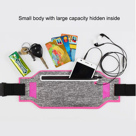 Outdoor unisex sports running mobile waist bag, waterproof Lycra close fitting ultra-thin waist bag - V.I.P Digital Presence