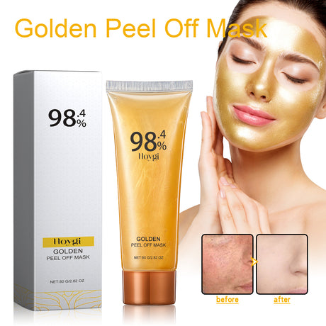 Golden Peel Off Mask, Cleanse Blackhead Impurities Fade Wrinkles Tight Skin Smear Type Mask - V.I.P Digital Presence
