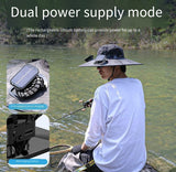 Camper Solar Fan Hat Fishing Hat Men's Outdoor Mountaineering UV Protection Sunshade Fishing Hat with Fan - V.I.P Digital Presence