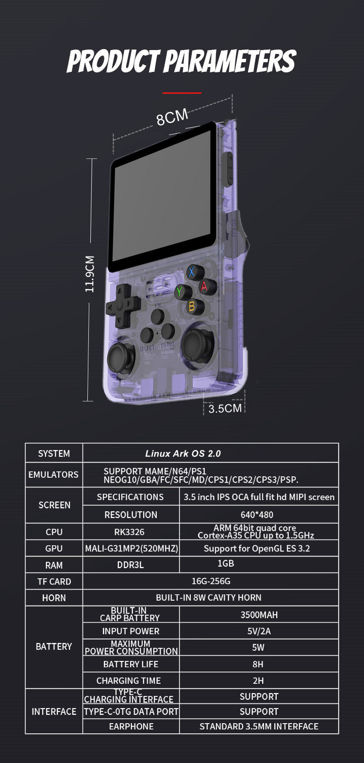 R36S Portable Handheld Retro Arcade Joystick All-in-One Open-Source Gaming Console - V.I.P Digital Presence