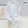 1Pcs 1M/2M/3M Baby Handmade Nodic Knot Newborn Bed Bumper Long Knotted Braid Pillow Baby Bed Bumper Knot Crib Infant Room Decor - V.I.P Digital Presence