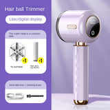Fuzz Trimmer with Digital Display for Home Use, Rechargeable Sweater Defuzzer and Hair Remover 2-in-1 - V.I.P Digital Presence