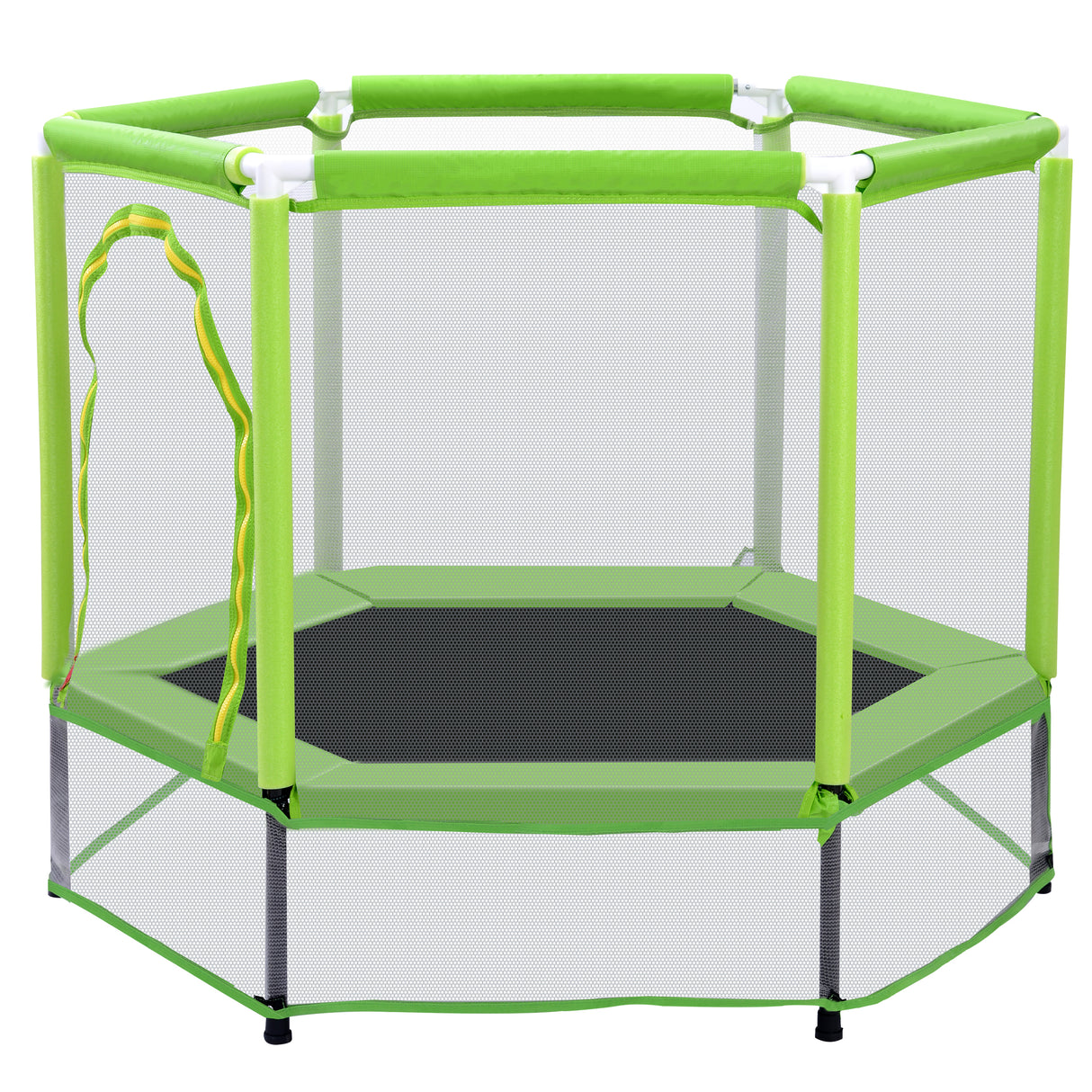 55'' Toddlers Trampoline with Safety Enclosure Net and Balls, Indoor Outdoor Mini Trampoline for Kids - V.I.P Digital Presence