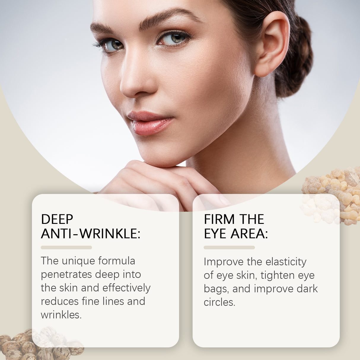 Firming Eye Ball Essential Oil, Gentle Care Firming Eye Skin Moisturizing And Hydrating Eye Care