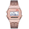 Sports children's electronic steel strip night light alarm clock steel strip watch multi-color electronic watch - V.I.P Digital Presence