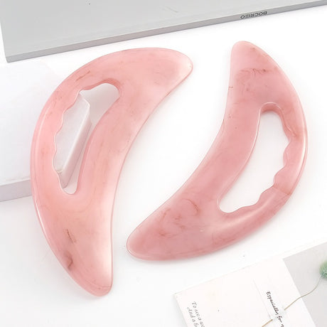 Large curved blade scraping board, resin honey wax scraping board, lazy person scraping neck and waist massager scraping piece massage board - V.I.P Digital Presence
