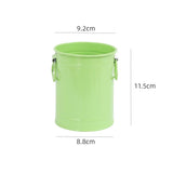 Cylindrical wrought iron pen holder DIY creative desktop storage bucket multifunctional stationery pen holder - V.I.P Digital Presence