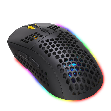 Hole hollow lightweight wireless 2.4G charging gaming mouse RGB luminous office mechanical mouse - V.I.P Digital Presence