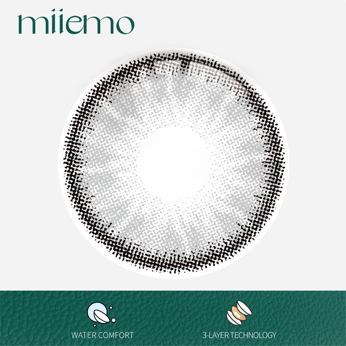 1Pair FDA Certificate Eyes Beautiful Pupil Colorful Girl Cosplay Contact Lenses  Purely GRAY - V.I.P Digital Presence