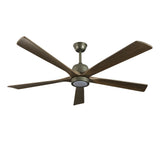 60 "modern wooden ceiling fan with lighting and remote control, 6-speed noiseless reversible DC motor ceiling fan - V.I.P Digital Presence
