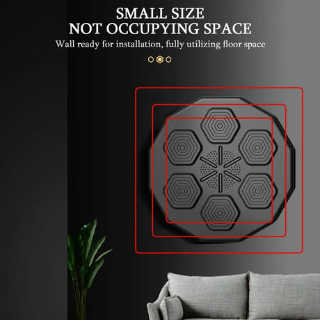 Smart Music Boxing Machine Wall Mounted Bluetooth Smart Fun Punch Boxing Trainer Wall Target Punching Pads Suitable For Home - V.I.P Digital Presence