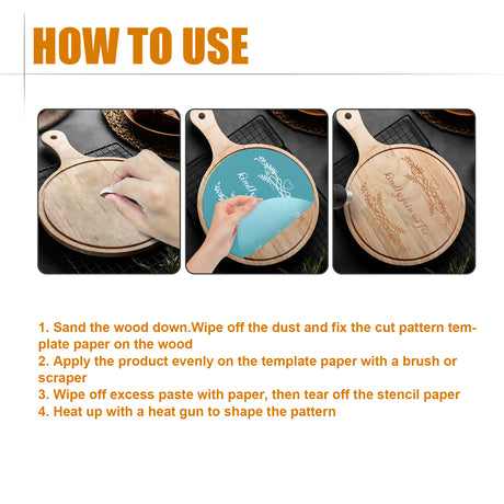 Wood Burning Paste, Camping Outdoor Wood Cloth Combustion DIY Pyrography Wood Burning Paste - V.I.P Digital Presence