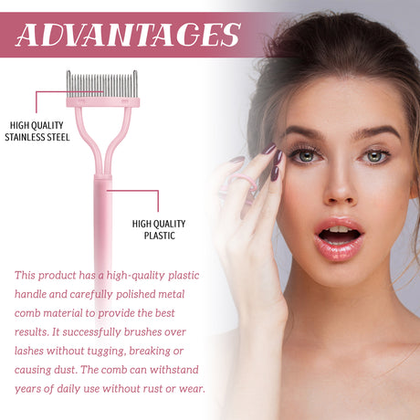 Eyelash Filter Separator Comb Eyelash Multi-Function Brush To Remove Eyelash Clumps Sticky Curl - V.I.P Digital Presence