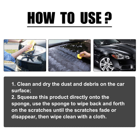 Car Scratch Removal Lotion, Automotive Paint Polishing Maintenance Refurbishment Cleaning And Brightening Repair Fluid - V.I.P Digital Presence