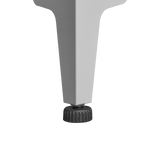 Grey metal kitchen storage cabinet, kitchen pantry storage cabinet with door and shelf, adjustable leveling feet - V.I.P Digital Presence