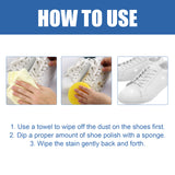 Little White Shoes Cleaning Cream, Little White Shoes Clean Stains Shoes Edge Yellow Free Wash Whitening Cleaning Cream - V.I.P Digital Presence