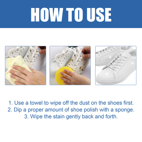 Little White Shoes Cleaning Cream, Little White Shoes Clean Stains Shoes Edge Yellow Free Wash Whitening Cleaning Cream - V.I.P Digital Presence