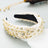 Exaggerated Fashion Hair Bands Female Corduroy Temperament Sweet Hair Ornaments Wide Side Knotted With Diamonds Headband - V.I.P Digital Presence