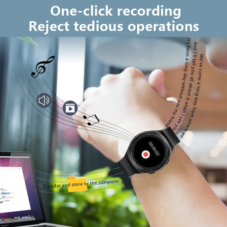 MT-3 8G Memory Music Smart Watch Men Bluetooth Call Full Touch Screen Waterproof Smartwatch Recording Function Sports Bracelet - V.I.P Digital Presence