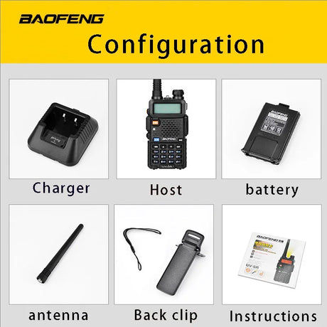 BaoFeng UV-5R Walkie Talkie Professional CB Radio Baofeng UV5R Transceiver 128CH 5W VHF&UHF Handheld UV 5R For Hunting Radio - V.I.P Digital Presence