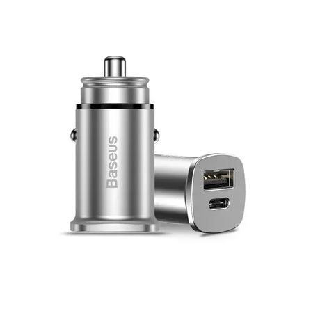Baseus 30W Dual USB C PD Quick Charge QC 4.0 Car Charger For Mobile Phone Charger Fast USB PD Type C AFC SCP Car Phone Charger - V.I.P Digital Presence