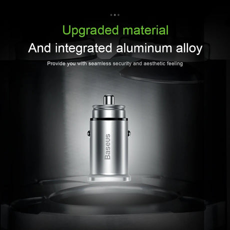 Baseus 30W Dual USB C PD Quick Charge QC 4.0 Car Charger For Mobile Phone Charger Fast USB PD Type C AFC SCP Car Phone Charger - V.I.P Digital Presence