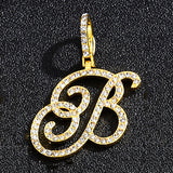 Hip hop accessories grass letter pendant melon seed buckle Cuban chain accessory - V.I.P Digital Presence