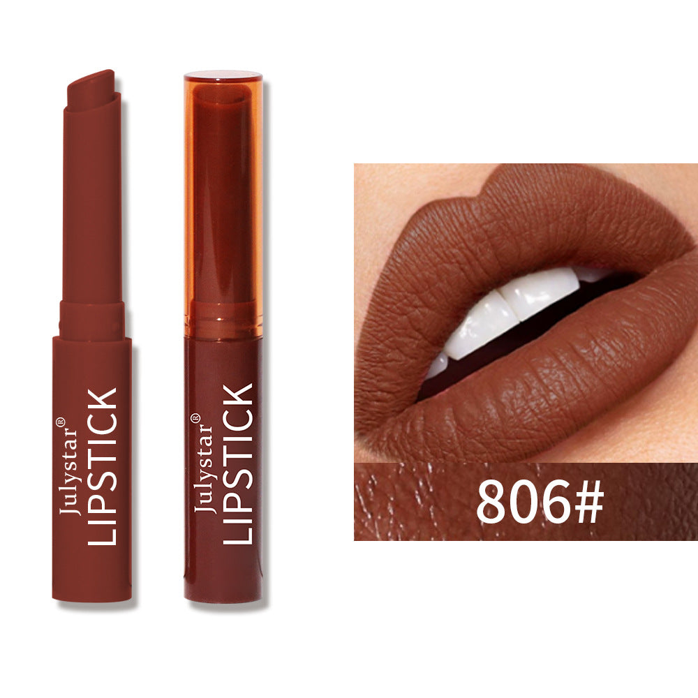 Durable Waterproof Non Stick Cup Genuine Six Color Lipstick Matte Velvet Foggy Lipstick - V.I.P Digital Presence