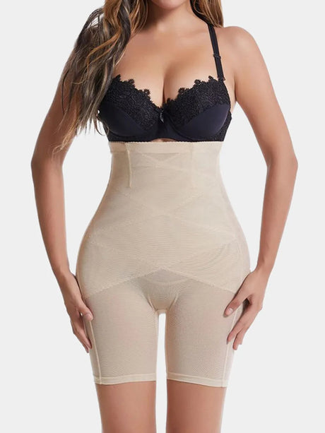 Full Size High Waist Butt Lifting Shaping Shorts - V.I.P Digital Presence
