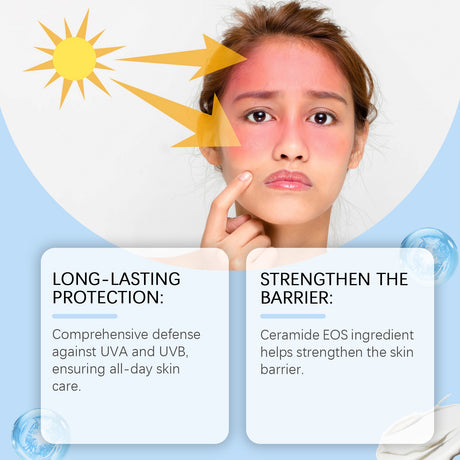 Ceramide Protective Cream, Refreshing And Moisturizing In Summer, Protects Skin, Restores Uv Isolation And Prevents Sweat - V.I.P Digital Presence